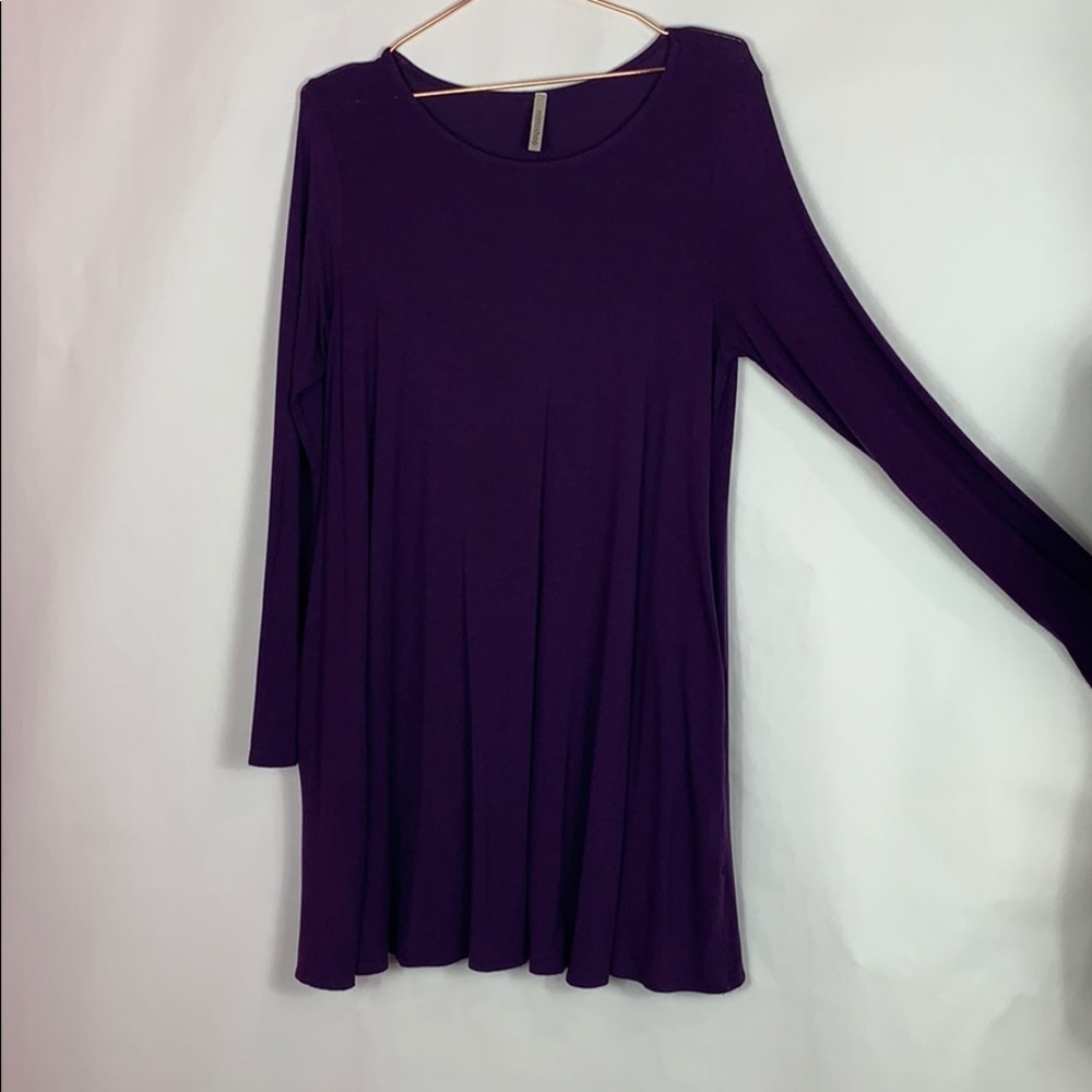 Mittoshop long sleeve dress with front pockets - Picture 3 of 7